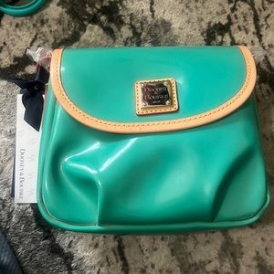 Dooney and Bourke Flap Pleated Crossbody Purse Bag